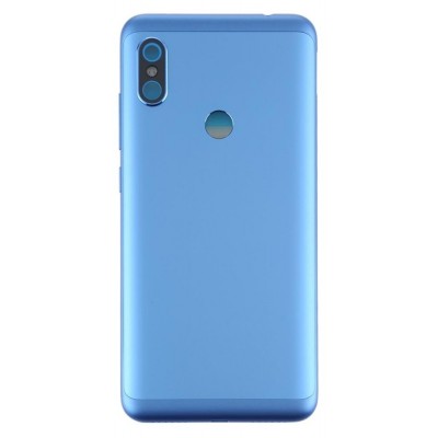 Back Panel Cover For Xiaomi Redmi Note 6 Pro Blue - Maxbhi Com