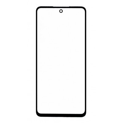 Replacement Front Glass For Infinix Note 10 Black By - Maxbhi Com