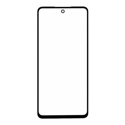 Replacement Front Glass For Infinix Note 10 Black By - Maxbhi Com