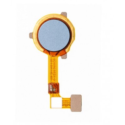 Fingerprint Sensor Flex Cable For Oppo A32 Blue By - Maxbhi Com