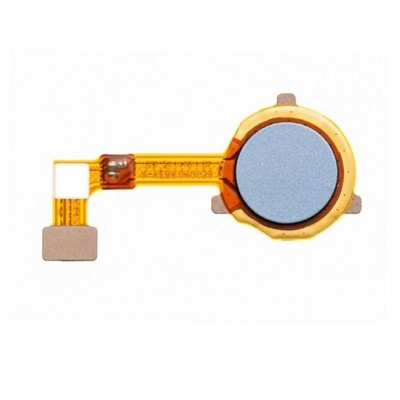 Fingerprint Sensor Flex Cable For Oppo A32 Blue By - Maxbhi Com