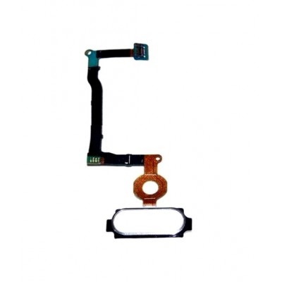 Fingerprint Sensor Flex Cable For Samsung Galaxy Note5 Duos Silver By - Maxbhi Com