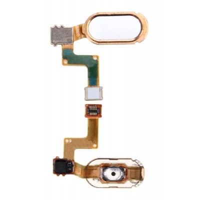 Fingerprint Sensor Flex Cable For Vivo X7 Gold By - Maxbhi Com