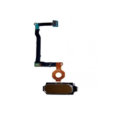 Fingerprint Sensor Flex Cable For Samsung Galaxy Note5 Duos Gold By - Maxbhi Com