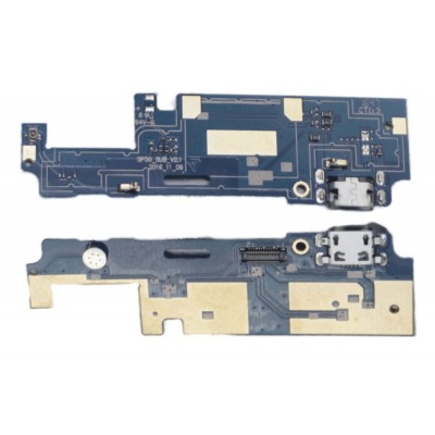Charging Connector Flex Pcb Board For Lava Z10 3gb Ram By - Maxbhi Com