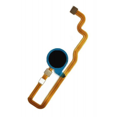 Fingerprint Sensor Flex Cable For Huawei Y Max Black By - Maxbhi Com