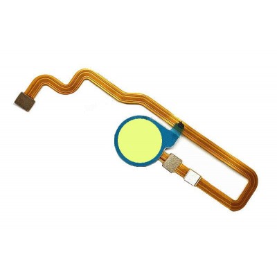 Fingerprint Sensor Flex Cable For Huawei Y Max Brown By - Maxbhi Com