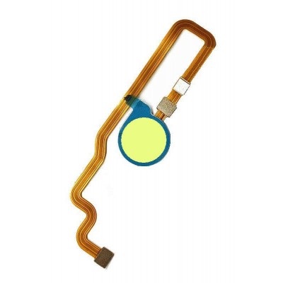 Fingerprint Sensor Flex Cable For Huawei Y Max Brown By - Maxbhi Com