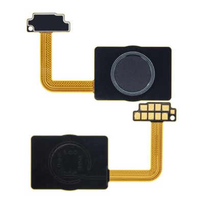Fingerprint Sensor Flex Cable For Lg Q9 Black By - Maxbhi Com