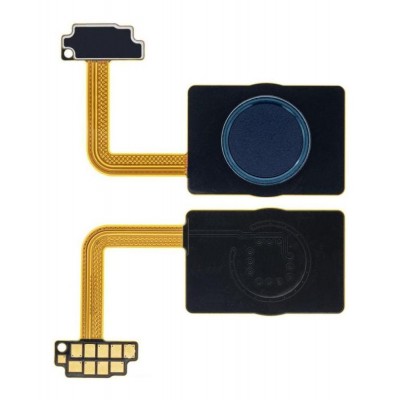 Fingerprint Sensor Flex Cable For Lg Q9 Blue By - Maxbhi Com