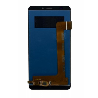 Lcd With Touch Screen For Micromax Canvas Mega 4g Q417 Black By - Maxbhi Com