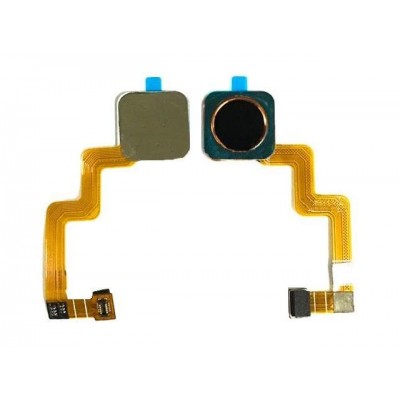 Fingerprint Sensor Flex Cable For Nokia X71 Black By - Maxbhi Com
