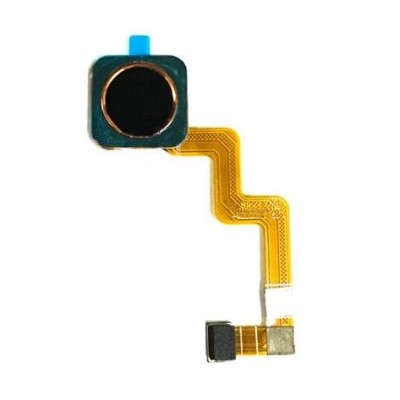 Fingerprint Sensor Flex Cable For Nokia X71 Black By - Maxbhi Com