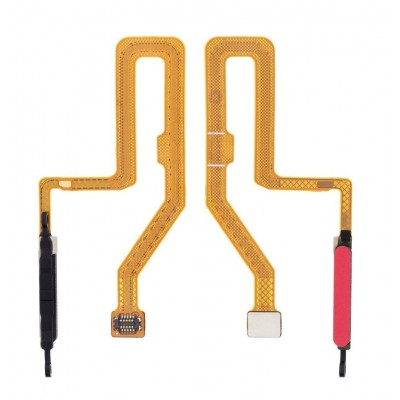 Fingerprint Sensor Flex Cable For Lg K52 Black By - Maxbhi Com