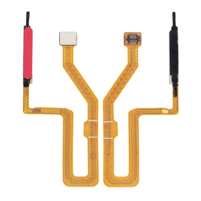 Fingerprint Sensor Flex Cable For Lg K62 Red By - Maxbhi Com