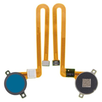 Fingerprint Sensor Flex Cable For Motorola Moto E6 Play Blue By - Maxbhi Com