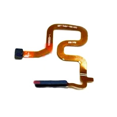 Fingerprint Sensor Flex Cable For Oppo A92s Black By - Maxbhi Com