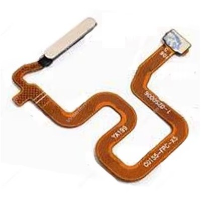 Fingerprint Sensor Flex Cable For Oppo A92s White By - Maxbhi Com