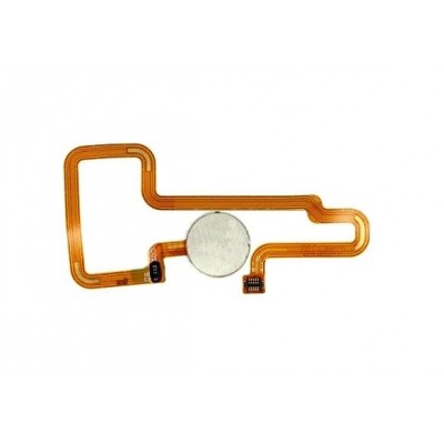 Fingerprint Sensor Flex Cable For Asus Zenfone 5 Lite Zc600kl Black By - Maxbhi Com