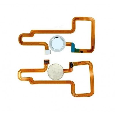 Fingerprint Sensor Flex Cable For Asus Zenfone 5 Lite Zc600kl White By - Maxbhi Com