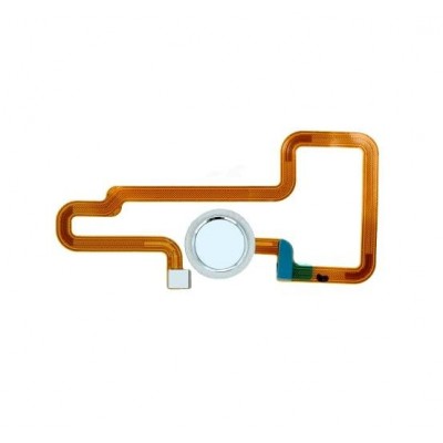 Fingerprint Sensor Flex Cable For Asus Zenfone 5 Lite Zc600kl White By - Maxbhi Com