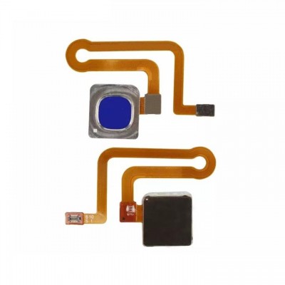 Fingerprint Sensor Flex Cable For Vivo Y91i 2018 Blue By - Maxbhi Com