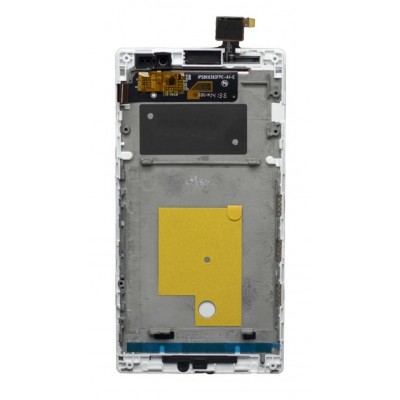 Lcd With Touch Screen For Sony Xperia C Hspa Plus C2305 White By - Maxbhi Com