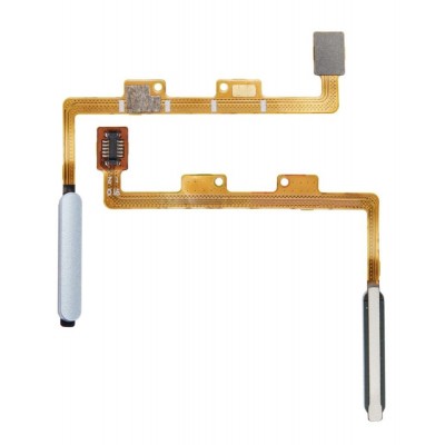 Fingerprint Sensor Flex Cable For Motorola Edge 20 Pro White By - Maxbhi Com