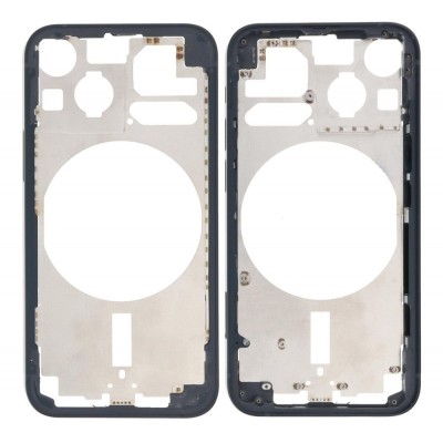 Lcd Frame Middle Chassis For Apple Iphone 13 Mini Black By - Maxbhi Com