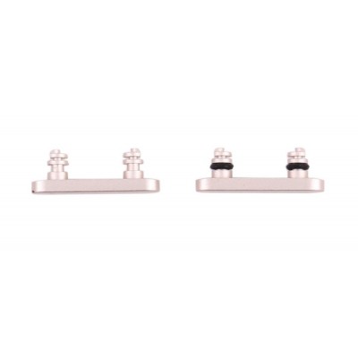 Volume Side Button Outer for Apple iPhone 13 mini Pink - Plastic Key