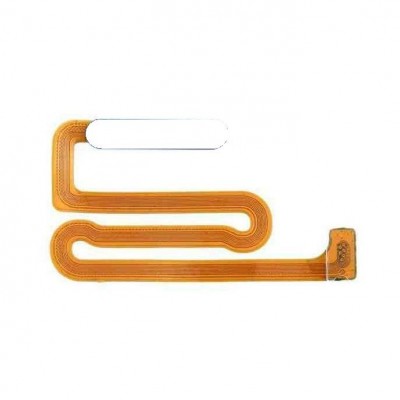 Fingerprint Sensor Flex Cable For Samsung Galaxy M22 White By - Maxbhi Com