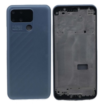 Full Body Housing For Realme Narzo 50a White - Maxbhi Com