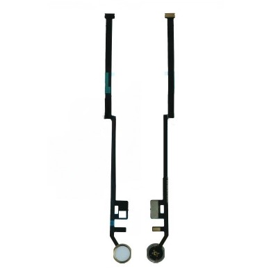 Home Button Complete for Apple iPad 10.2 2021 White - Outer Plastic with Inner Flex