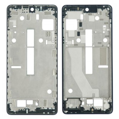 Lcd Frame Middle Chassis For Motorola Edge 20 Pro Black By - Maxbhi Com