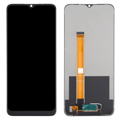 LCD with Touch Screen for Realme C25Y Black