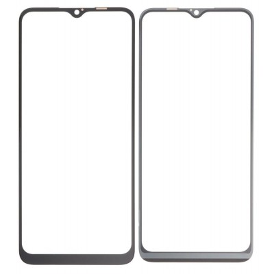 Replacement Front Glass For Realme C25y Black By - Maxbhi Com