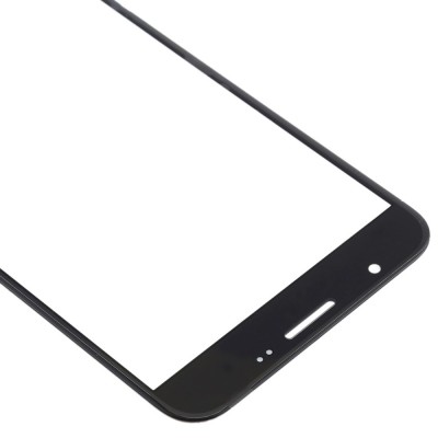 Replacement Front Glass For Samsung Galaxy J7 V Black By - Maxbhi Com