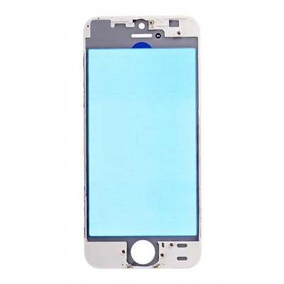 Replacement Front Glass For Apple Iphone 5s Silver By - Maxbhi Com