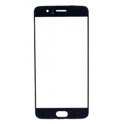 Replacement Front Glass For Oneplus 5 Black Slate By - Maxbhi Com