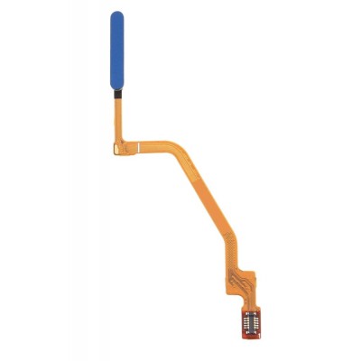 Fingerprint Sensor Flex Cable For Xiaomi Redmi Note 9 Pro Max Blue By - Maxbhi Com