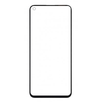 Replacement Front Glass For Honor 30 Black By - Maxbhi Com
