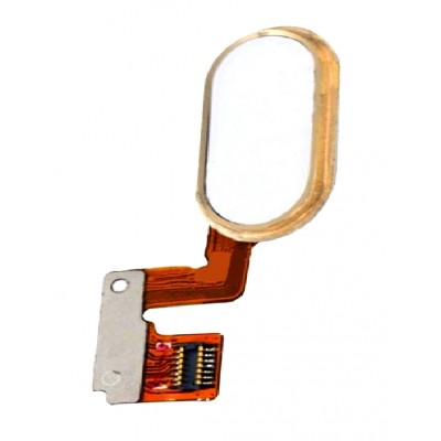 Fingerprint Sensor Flex Cable For Meizu M3 Note L681h Gold By - Maxbhi Com