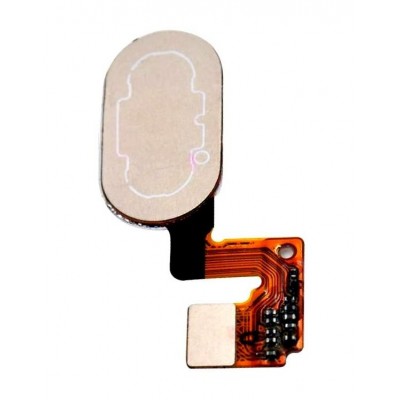 Fingerprint Sensor Flex Cable For Meizu M3 Note L681h Gold By - Maxbhi Com