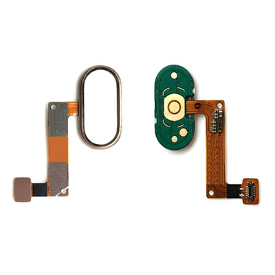 Fingerprint Sensor Flex Cable For Meizu M5 Note Gold By - Maxbhi Com