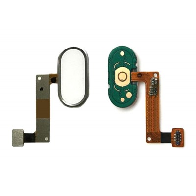 Fingerprint Sensor Flex Cable For Meizu M5 Note White By - Maxbhi Com