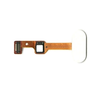 Fingerprint Sensor Flex Cable For Oppo R11 White By - Maxbhi Com