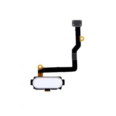 Fingerprint Sensor Flex Cable For Samsung Galaxy C5 Pro White By - Maxbhi Com