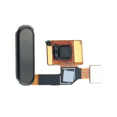 Fingerprint Sensor Flex Cable For Xiaomi Mi 5c Black By - Maxbhi Com