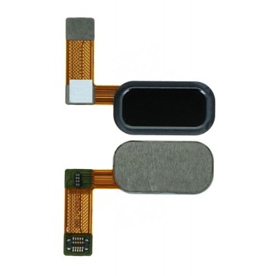 Fingerprint Sensor Flex Cable For Asus Zenfone 4 Max Zc520kl Black By - Maxbhi Com