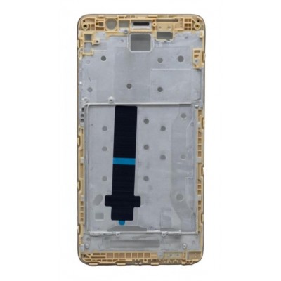 Lcd Frame Middle Chassis For Xiaomi Redmi Note 3 Gold By - Maxbhi Com